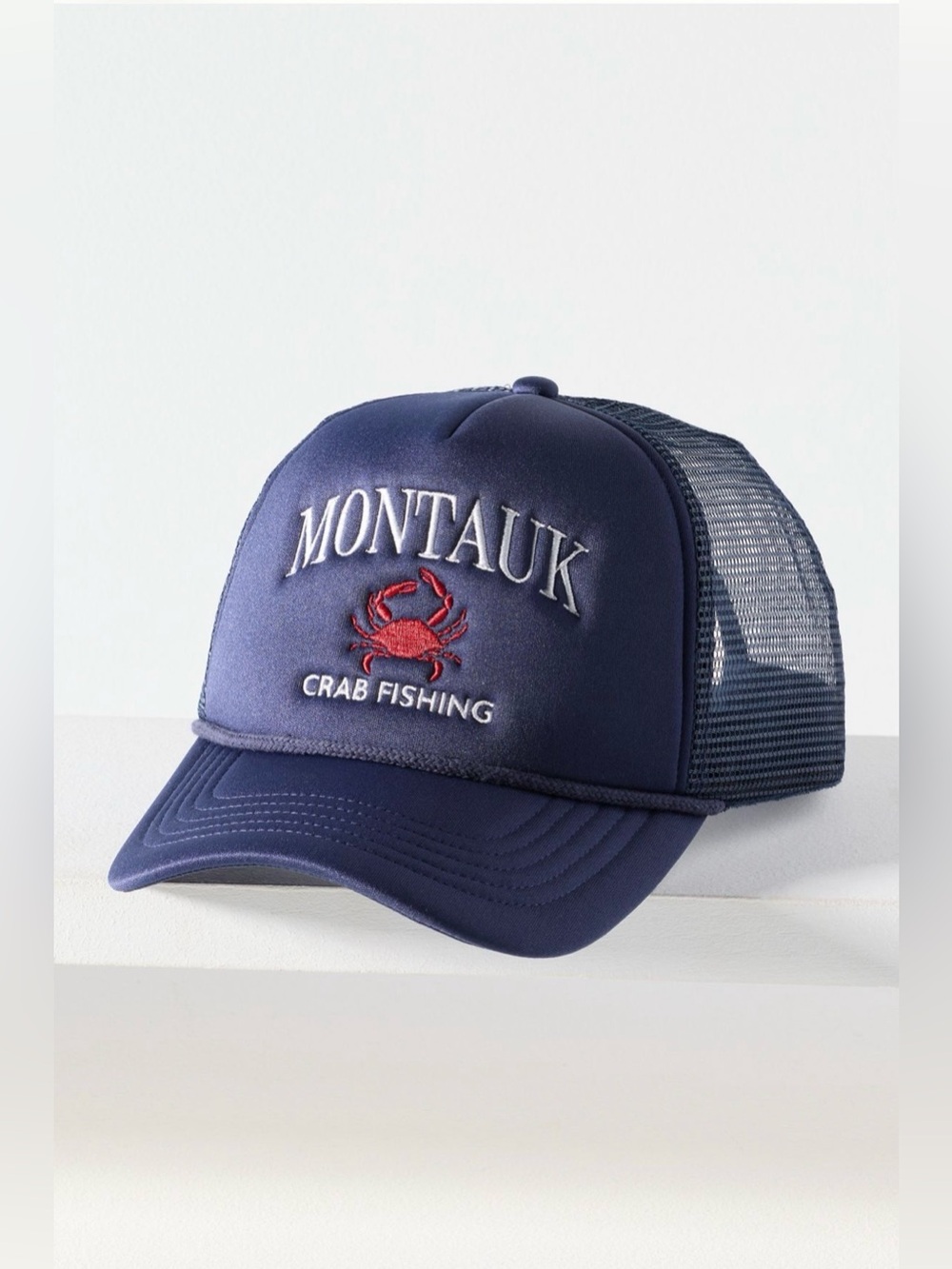 Anthropologie Coney Island Picnic Nantucket Trucker Hat Montauk Crab Fishing